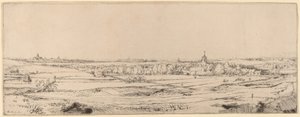 Paysage avec vue sur Haarlem (Le champ du peseur d