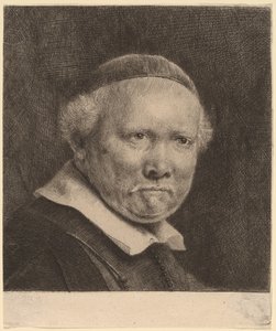 Lieven Willemsz van Coppenol : la grande plaque - Rembrandt van Rijn