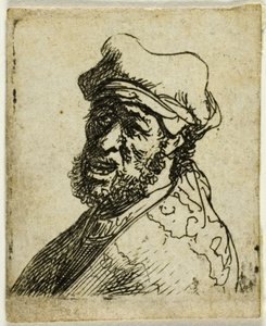 Homme Criant, Trois Quarts Gauche : Buste