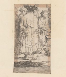 Homme en manteau, vu de dos
