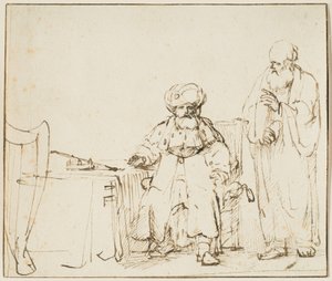 Nathan admoneste David - Rembrandt van Rijn