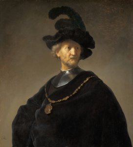 Vieil homme avec une chaîne en or - Rembrandt van Rijn