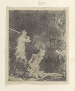 Décapitation de Jean-Baptiste - Rembrandt van Rijn
