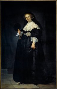 Portrait en pied de Oopjen Coppit - Rembrandt van Rijn