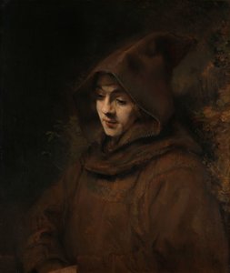 Titus en habit de moine - Rembrandt van Rijn