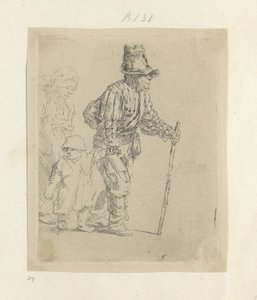 Famille de paysans itinérants