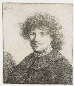 Autoportrait en manteau avec col tombant : buste