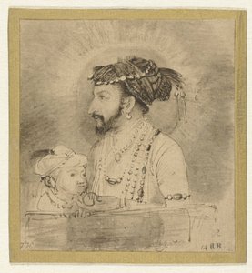Shah Jahan et son petit garçon - Rembrandt van Rijn