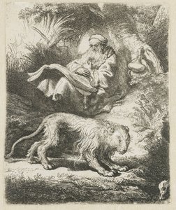 Saint Jérôme lisant