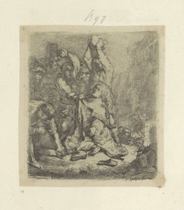 Lapidation de Saint Étienne (Recueil de quatre-vingt-cinq estampes originales)