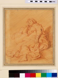 Étude de la figure de Rachel - Rembrandt van Rijn