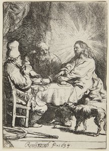 Dîner à Emmaüs (petite assiette)