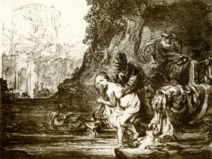 Suzanne et les vieillards - Rembrandt van Rijn