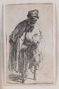 Le Mendiant avec une jambe de bois