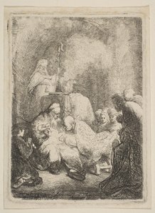 La Circoncision: Petite Plaque, ca. 1630