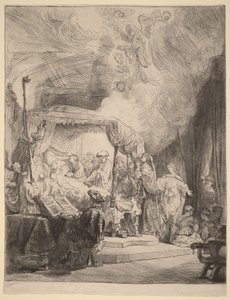 La Mort de la Vierge - Rembrandt van Rijn