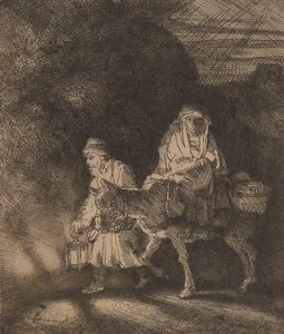 La Fuite en Égypte : une scène nocturne, 1651