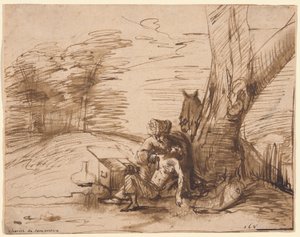 Le Bon Samaritain - Rembrandt van Rijn