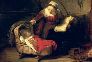 La Sainte Famille, vers 1645 (détail)