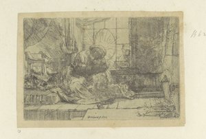 La Sainte Famille avec le chat et le serpent