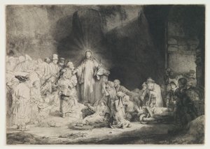 La Gravure des Cent Florins - Rembrandt van Rijn