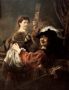 Le Fils prodigue dans la taverne Rembrandt et Saskia, vers 1635 - Rembrandt van Rijn