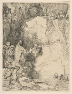 La Résurrection de Lazare, petite planche, 1642