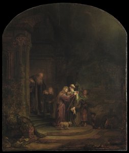 La Visitation, 1640 - Rembrandt van Rijn