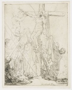 La descente de croix : une esquisse - Rembrandt van Rijn