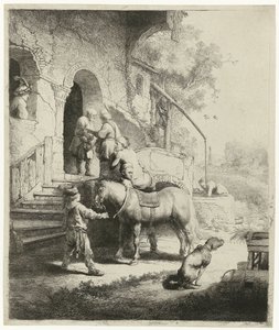 Le bon Samaritain - Rembrandt van Rijn