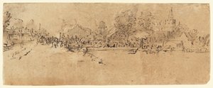 Vue de Diemen - Rembrandt van Rijn