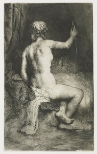 Femme avec la flèche - Rembrandt van Rijn