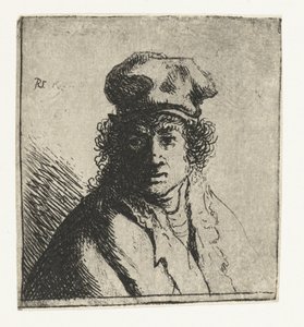 Jeune homme en casquette : buste