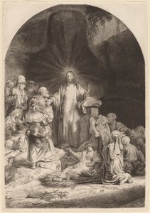 Christ prêchant et guérissant (Fragment de la Gravure des Cent Florins)