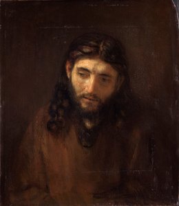 Tête du Christ - Rembrandt van Rijn