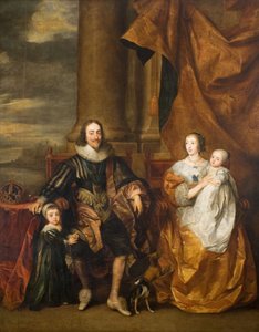 Portrait de Charles Ier et sa famille, 17e siècle