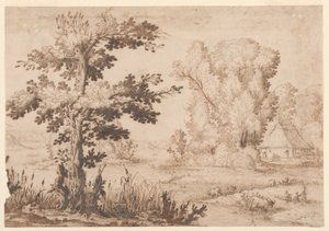 Paysage avec un cottage