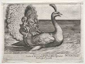 Combat naval représenté sur le fleuve Arno à Florence, pour le mariage de Cosimo di Medici, prince de Toscane, et Maria Maddalena d