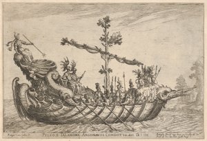 Pélée et Talamon, de la série Vaisseaux des Argonautes, pour la célébration de mariage..., 1608