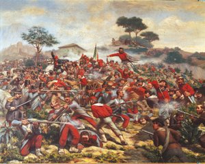 Giuseppe Garibaldi à la bataille de Calatafimi - Remigio Legat