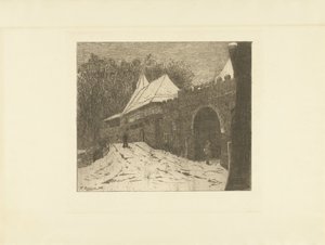 Vue de la ville avec la Koppelpoort à Amersfoort - Remmert Dekker