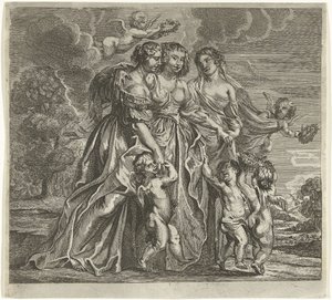Les trois Grâces - Remoldus Eynhoudts