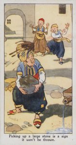 Proverbe oriental : Ramasser une grosse pierre est un signe qu