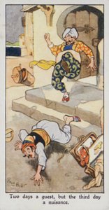 Proverbe oriental : Deux jours invité, mais le troisième jour une nuisance
