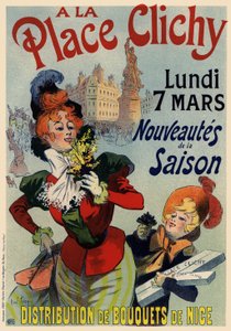 Affiche A la Place Clichy - René Louis Péan
