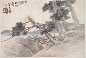 Lecture au studio de pin isolé (Song yin an)
