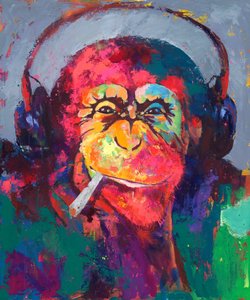 Casque « Colorful Monkey » - Renate Holzner