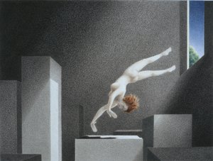 À travers la fenêtre