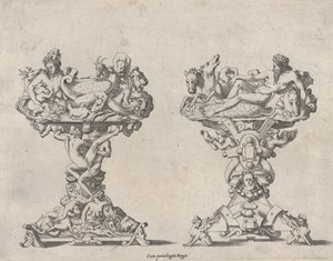 Deux salières, 16ème-17ème siècle - Rene Boyvin