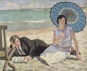 Femme avec une ombrelle, c.1925